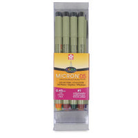 Sakura Pigma Micron Pens - Set of 16, Assorted Colors