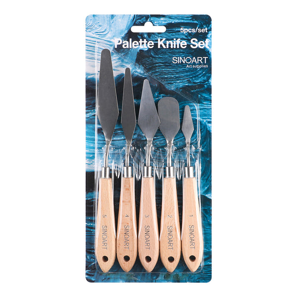 Wide Palette Knives Set of 5