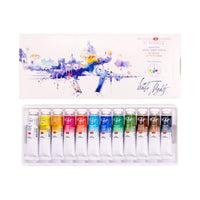 White Nights Watercolors 12 Tubes Set